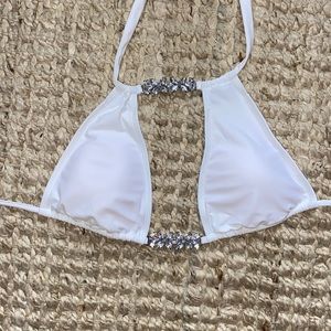 Bahimi Rhinestone Bikini Top